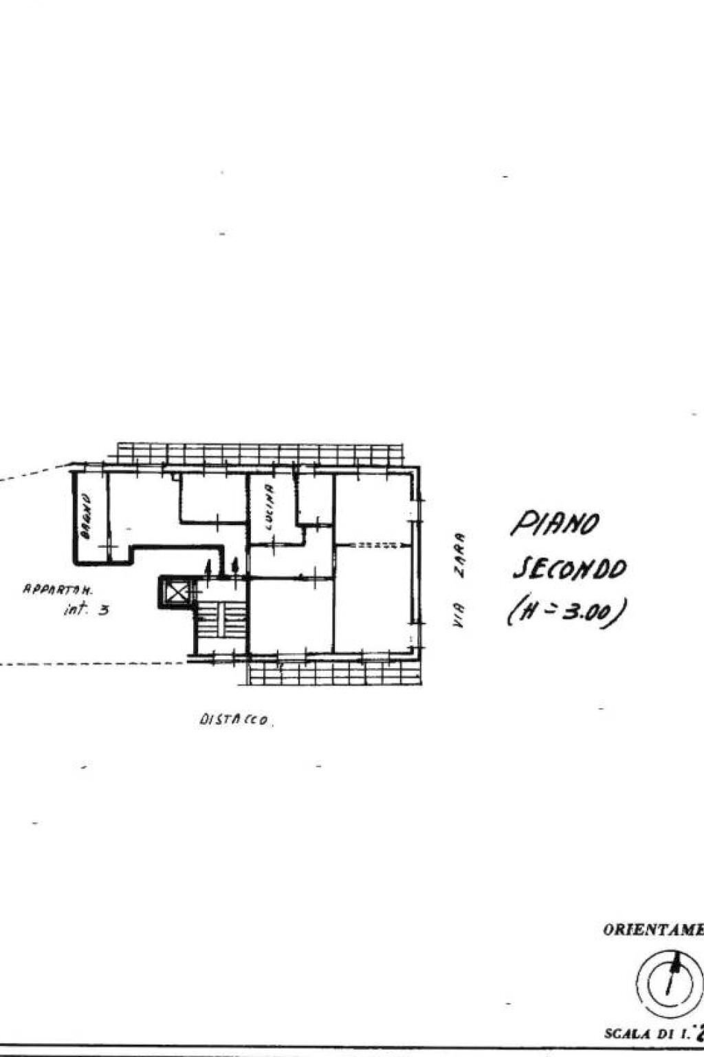 Apartment via Zara, Santa Margherita Ligure - floor plans 1