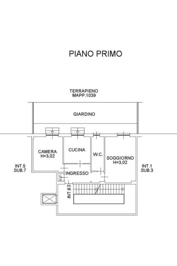 Bilocale via San Felice, 38A, Genova (zona Molassana) - planimetria 1