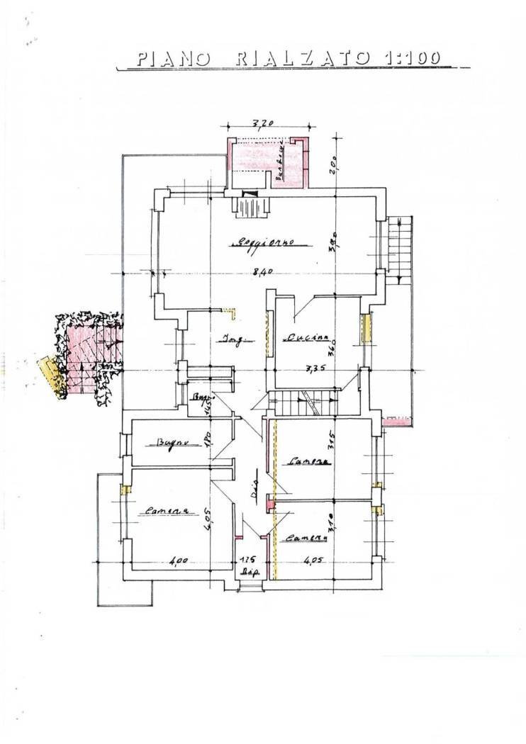 Villa via San Vittore, Rivalta di Torino - floor plans 1