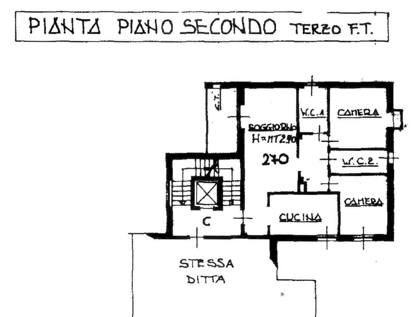 Quadrilocale piazza Gianni Rodari, 5, Gassino Torinese - planimetria 1