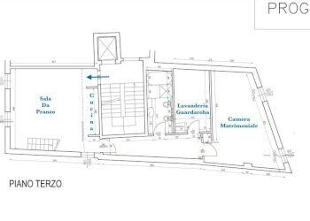 Planimetria - Appartamento via del Fossato, Bologna (zona Costa Saragozza) - foto 27
