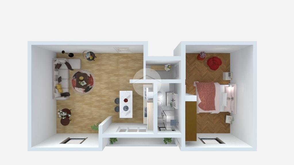 Bilocale Via Alfonso Capecelatro, Milano (zona San Siro) - planimetria 1