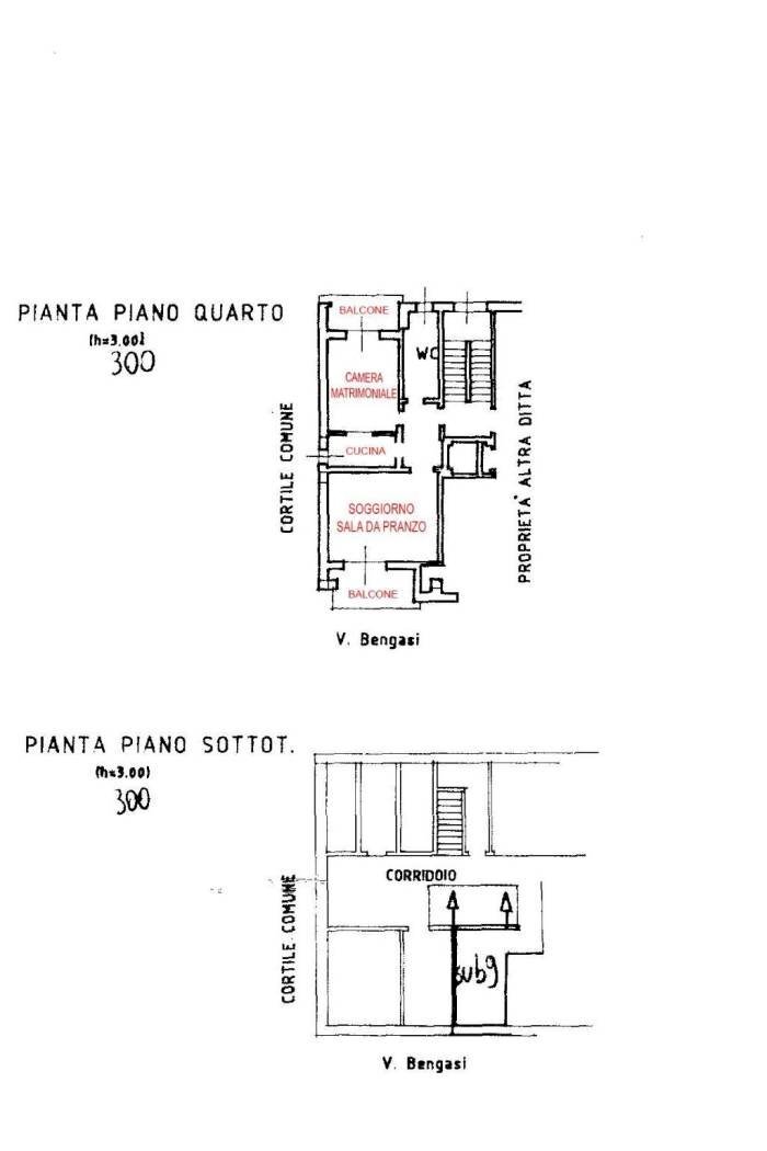 Two-room apartment via Bengasi, 13, Grugliasco - floor plans 1