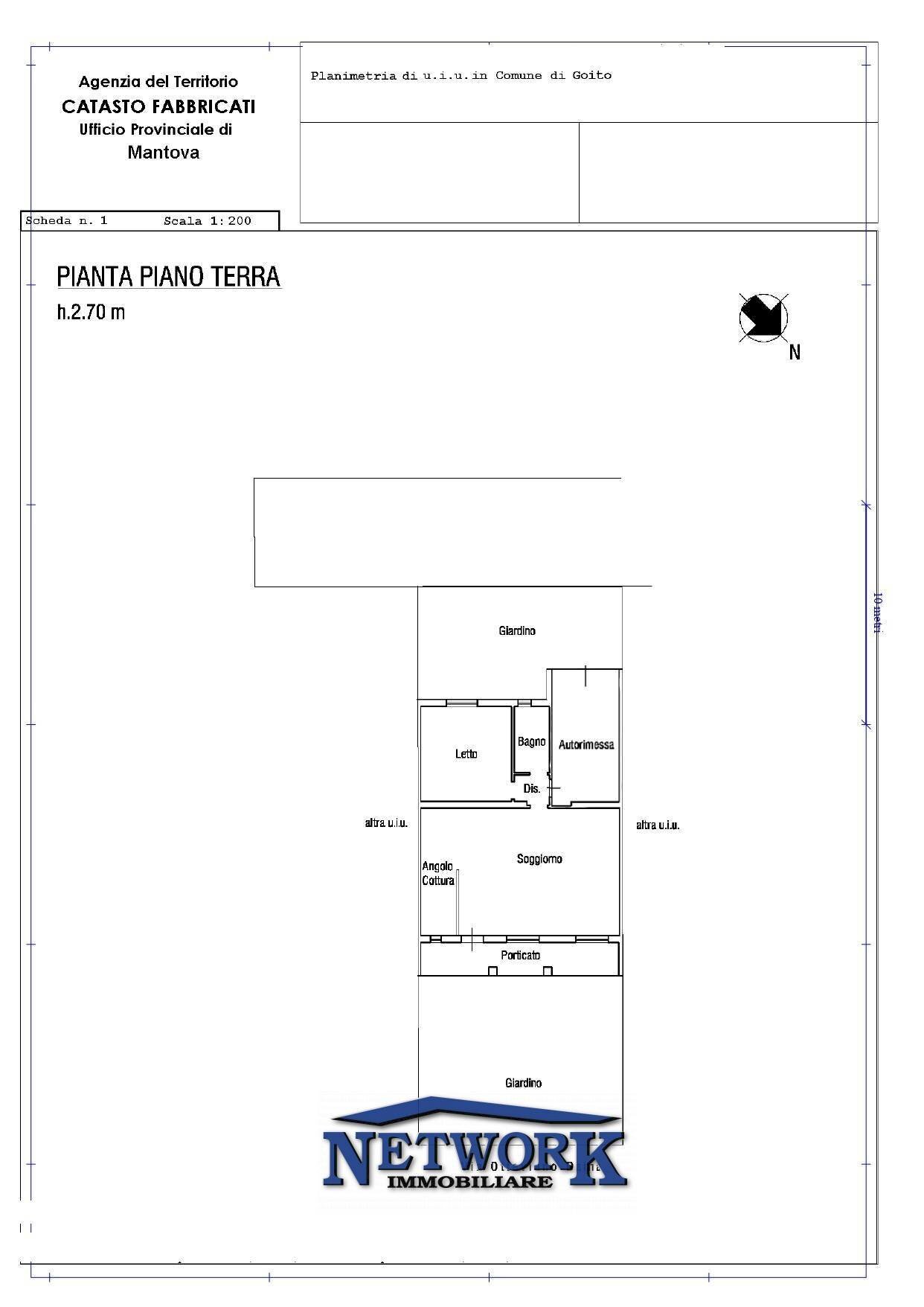 Foto 10 - Villa a Schiera via statale goitese, Goito - planimetria 1