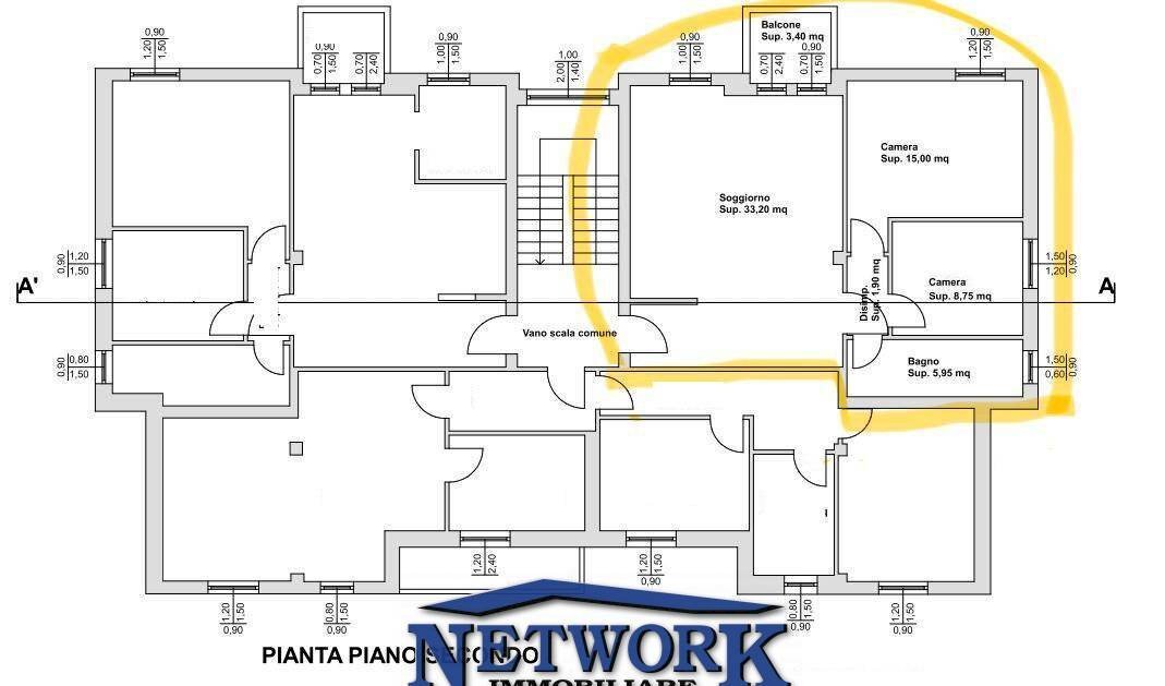 Foto 11 - Trilocale via pozze, Lonato del Garda - planimetria 1