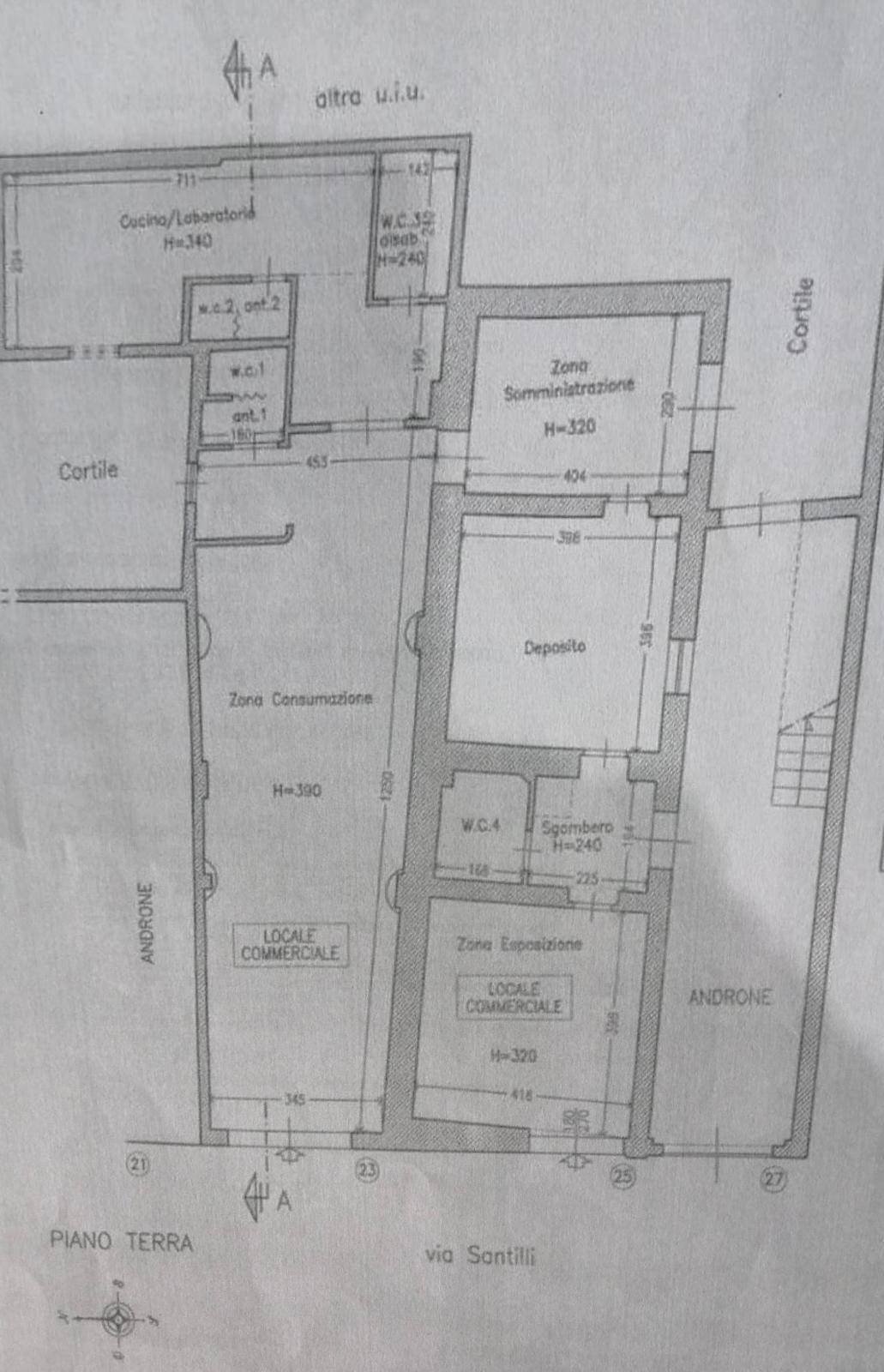 Foto 20 - Commercial Premises Via Pasquale Santilli
 
23, Taranto - floor plans 1