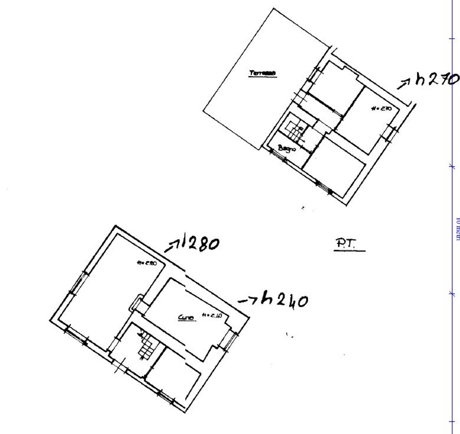 planimetria - Independent house COLLINA, Castelraimondo - floor plans 1