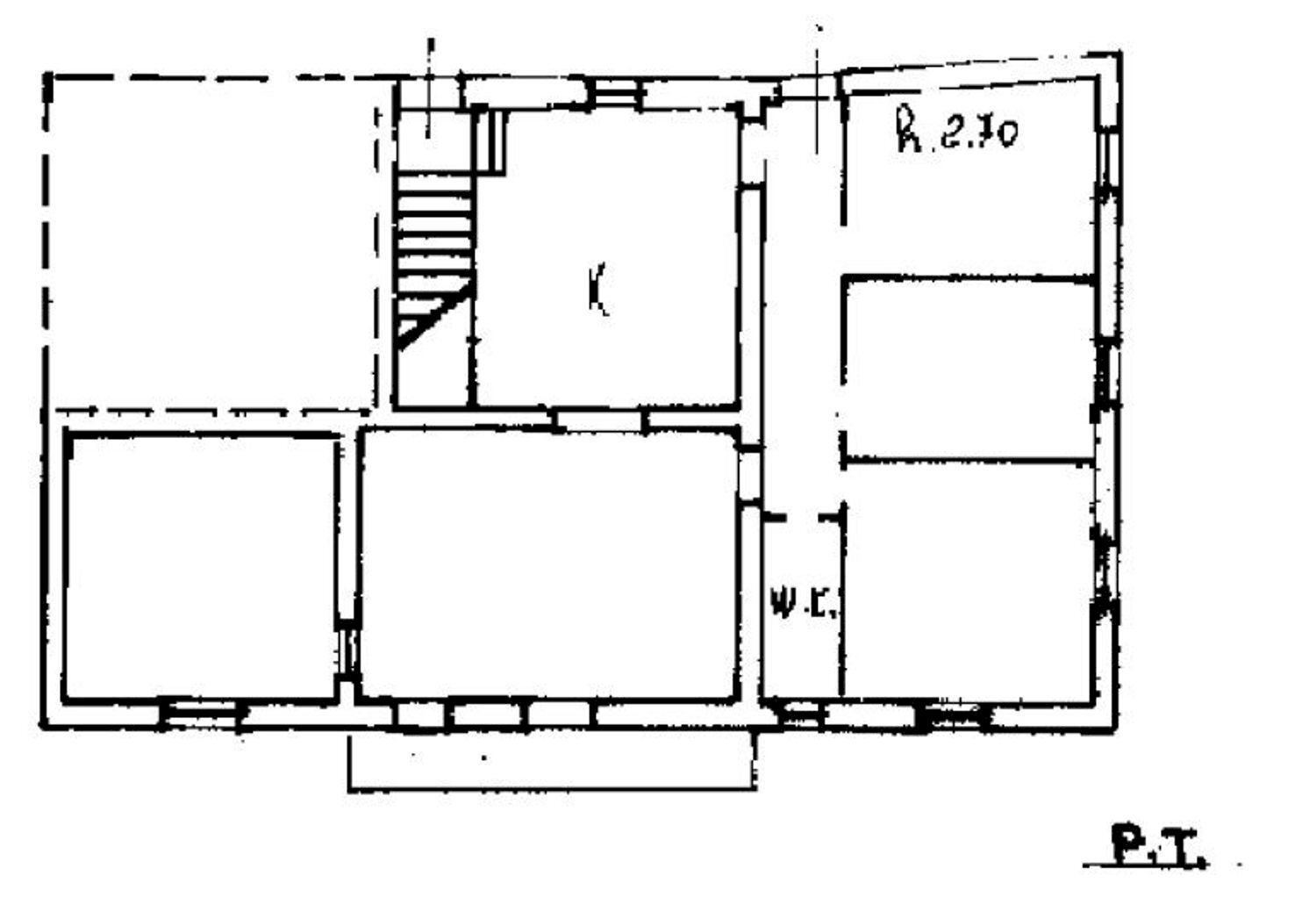 planimetria - Casa indipendente Sasso marozzo, Serrapetrona - planimetria 1