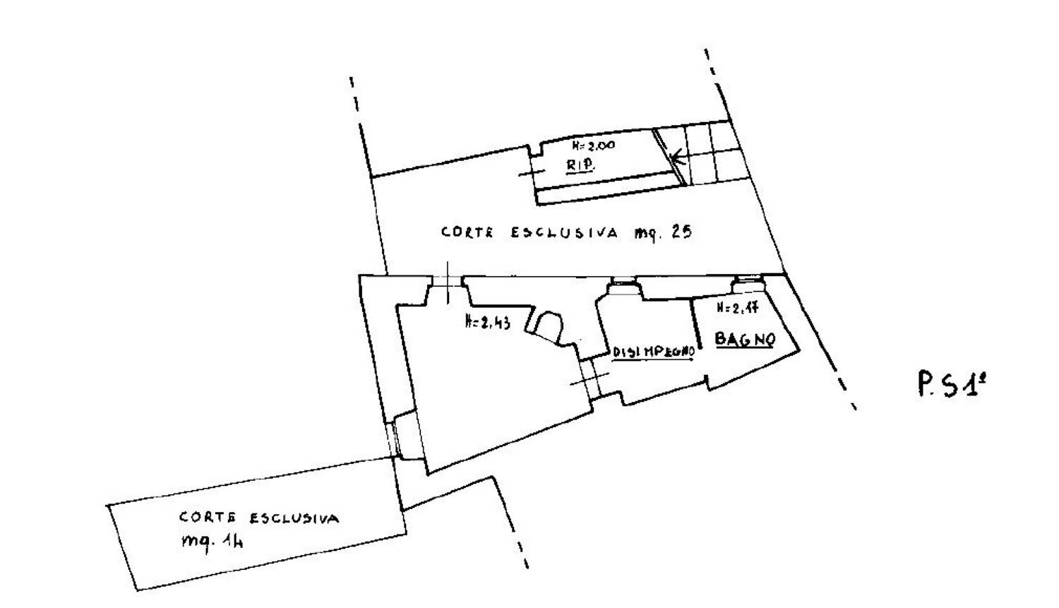 planimetria - Casa indipendente Piè di Vescia
 
8, Fiastra - planimetria 1