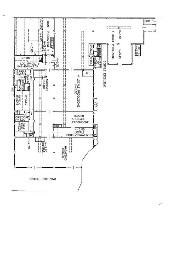 Shed via Enrico Fermi, Settimo Milanese - floor plans 1