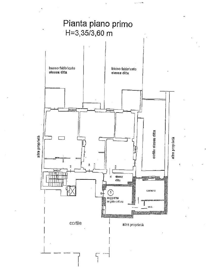 Planimetria - Bilocale via GIOLITTI, 8, Torino (zona Centro) - planimetria 1