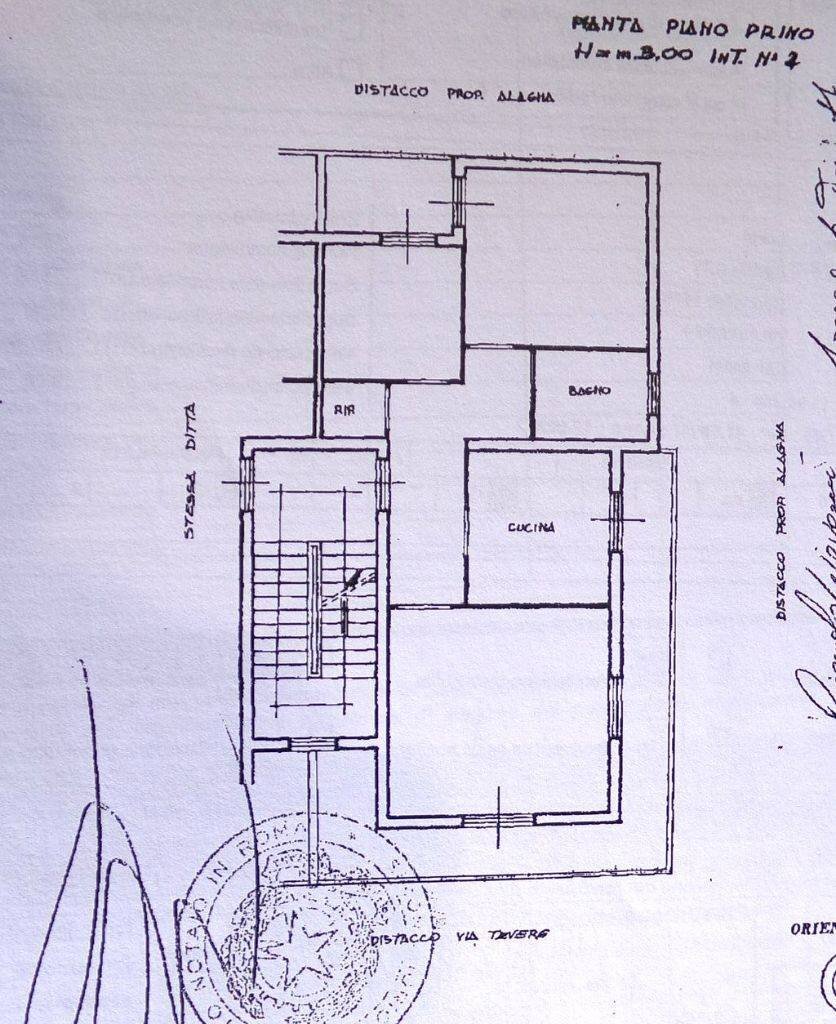 Trilocale via Tevere, 1, Aprilia - planimetria 1