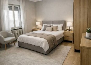 Camera da letto - Independent house via Piave, 1, Lozza - photo 14