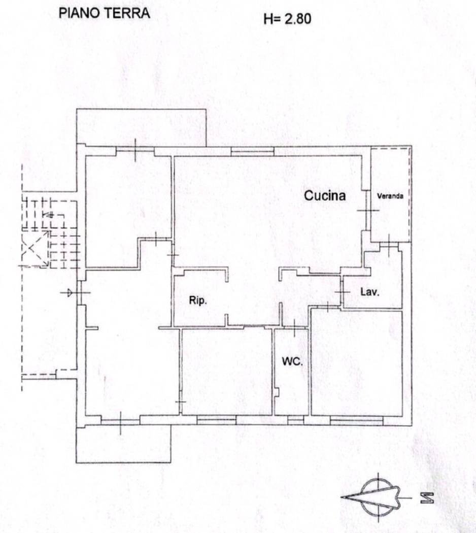 Appartamento via Sebastiano Catania, 298, Catania - planimetria 1