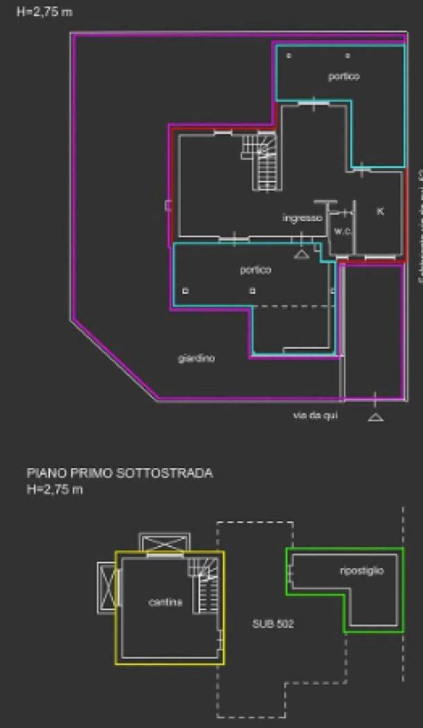 Villa via Panzacchi, 3, San Giovanni in Persiceto - floor plans 1