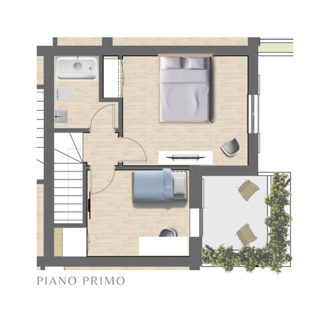 Terraced Villa Litoranea, Montalto di Castro - floor plans 1