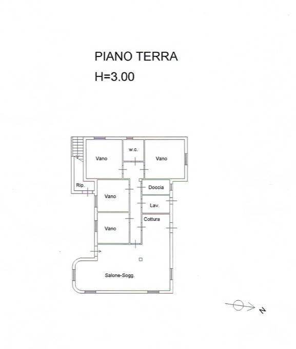 Villa via Vampolieri, 34, Aci Catena - planimetria 1