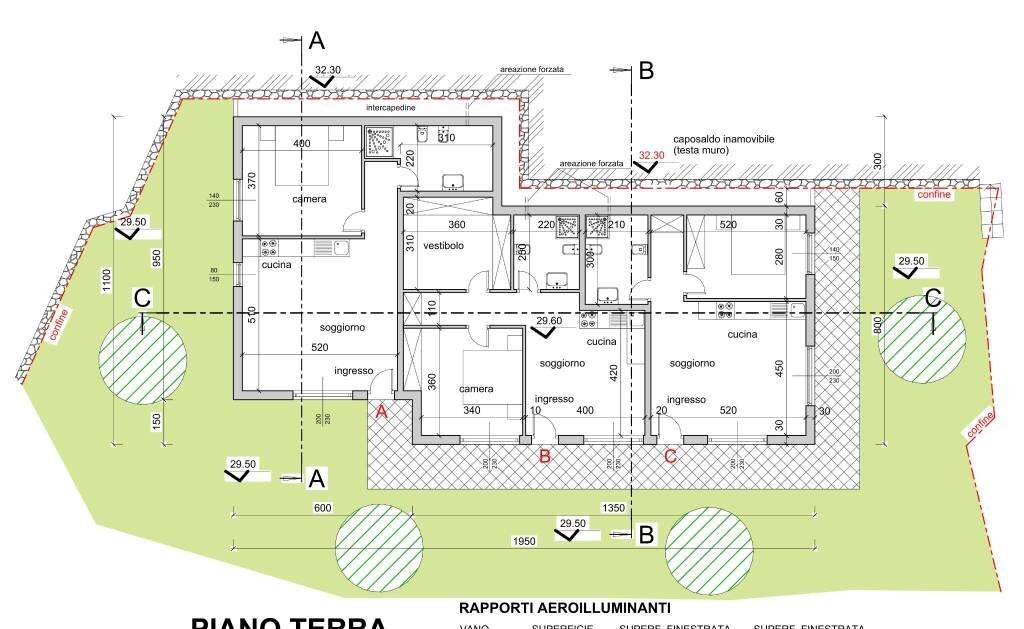 Planimetria - Terreno edificabile via Panizzi, Sanremo - foto 3