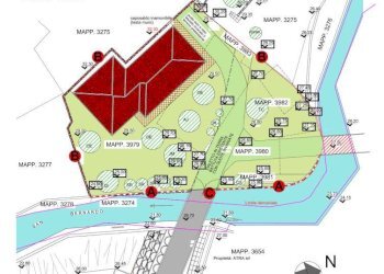 Planimetria - Terreno edificabile via Panizzi, Sanremo - foto 1