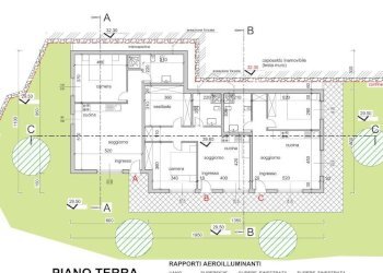 Planimetria - Terreno edificabile via Panizzi, Sanremo - foto 3