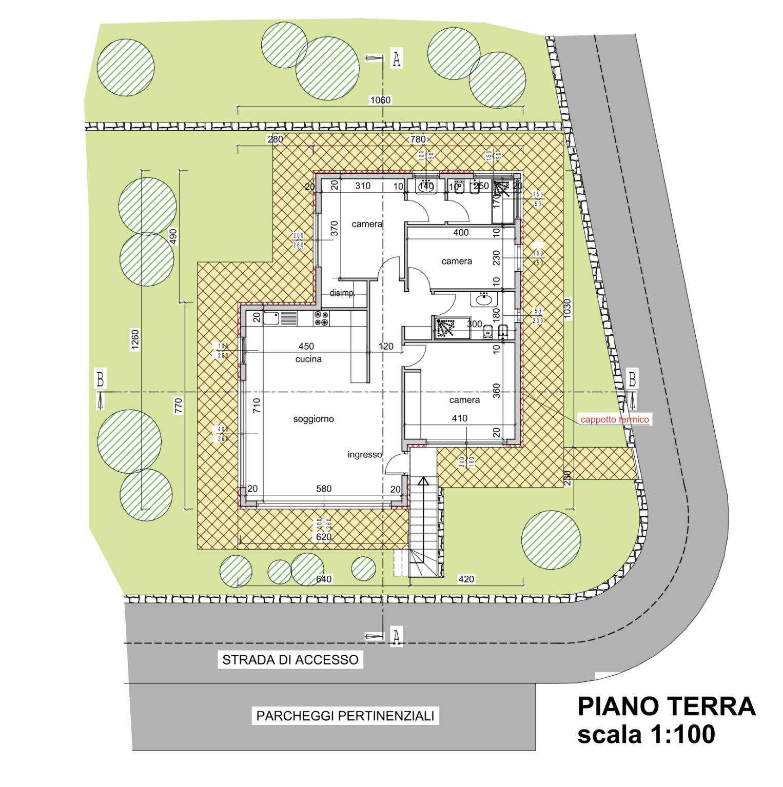 Terreno edificabile strada Mongioie, 9, Sanremo - planimetria 1