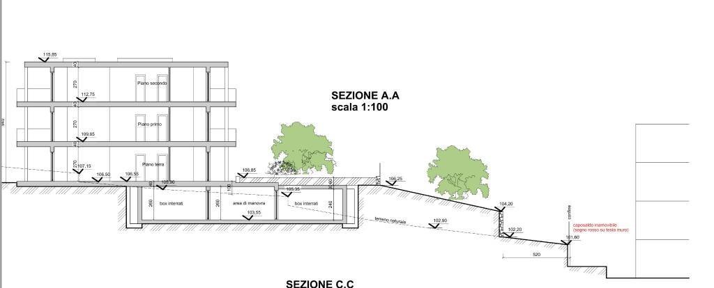 Planimetria - Terreno edificabile via Edmondo De Amicis, 90, Sanremo - foto 3