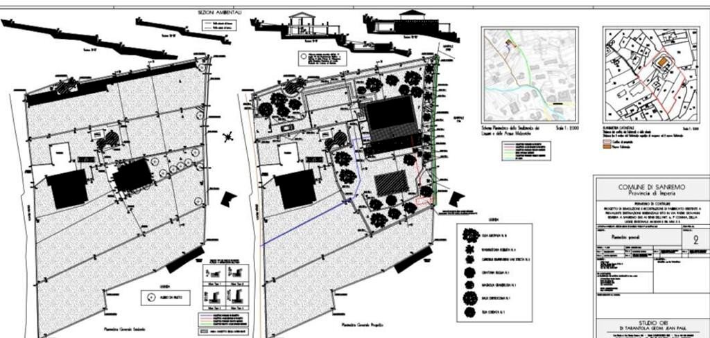 Villa via Padre Semeria, 568, Sanremo - planimetria 1