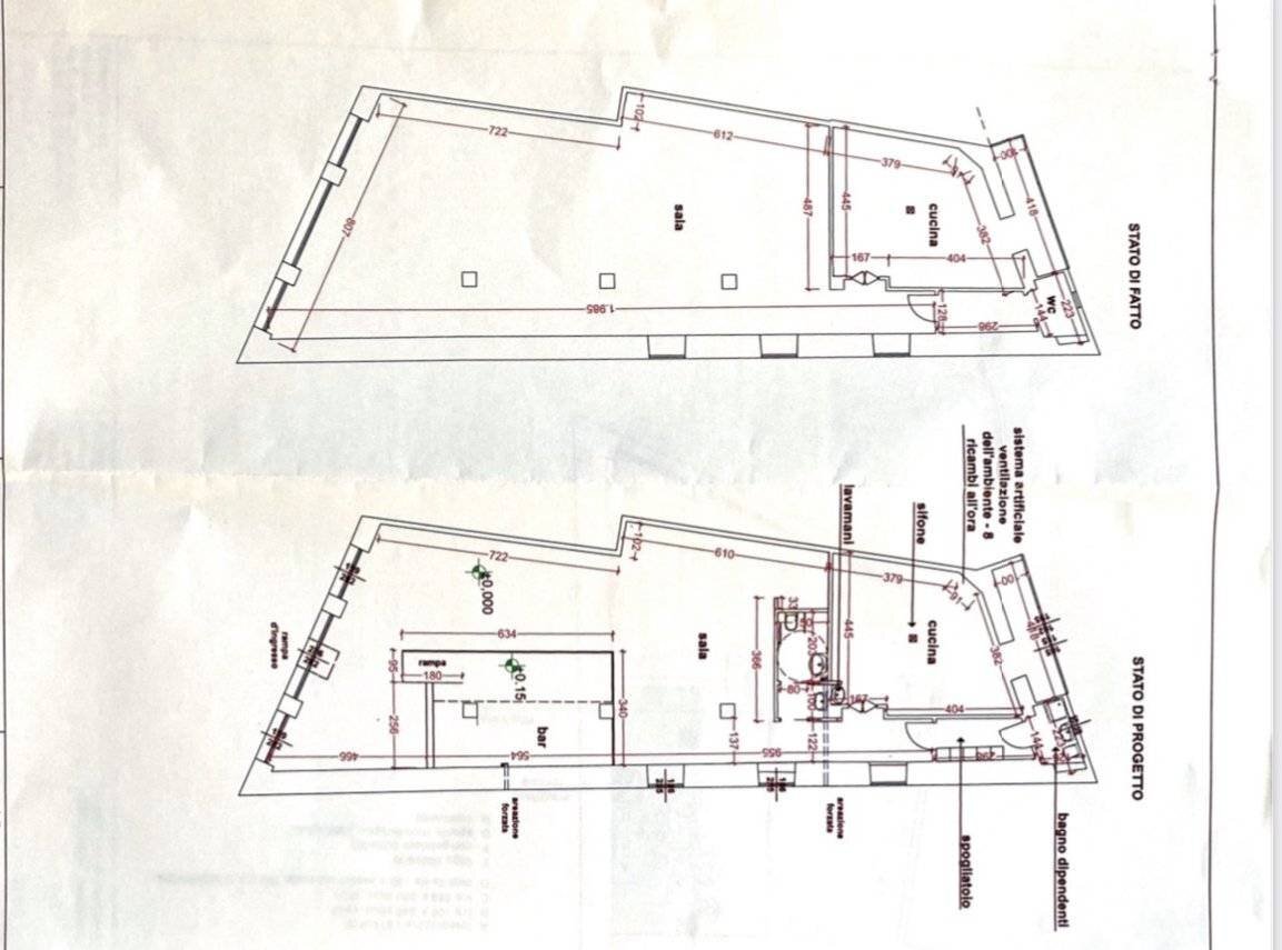 Negozio corso Orazio Raimondo, 73, Sanremo - planimetria 1