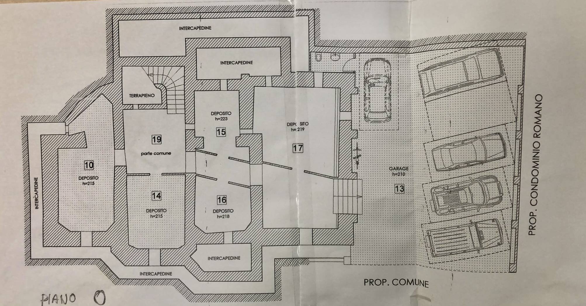 Villa via Romana, Bordighera - planimetria 1