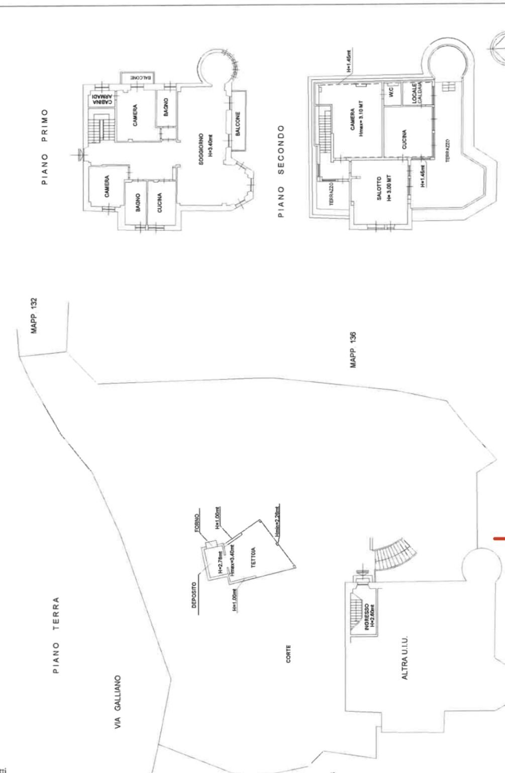 Villa Regione Brevè, 7, Alassio - planimetria 1