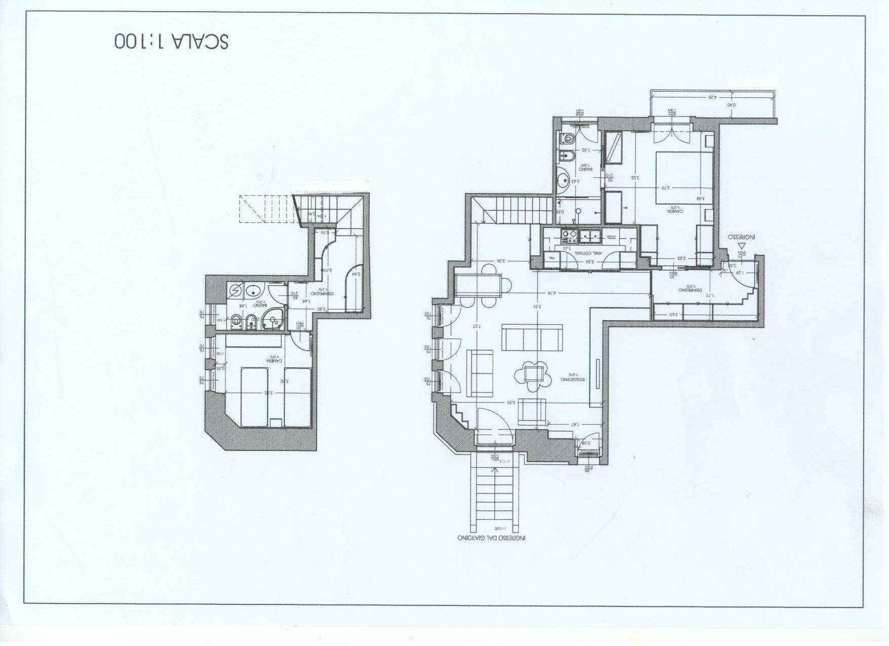 Trilocale Sanremo - planimetria 1