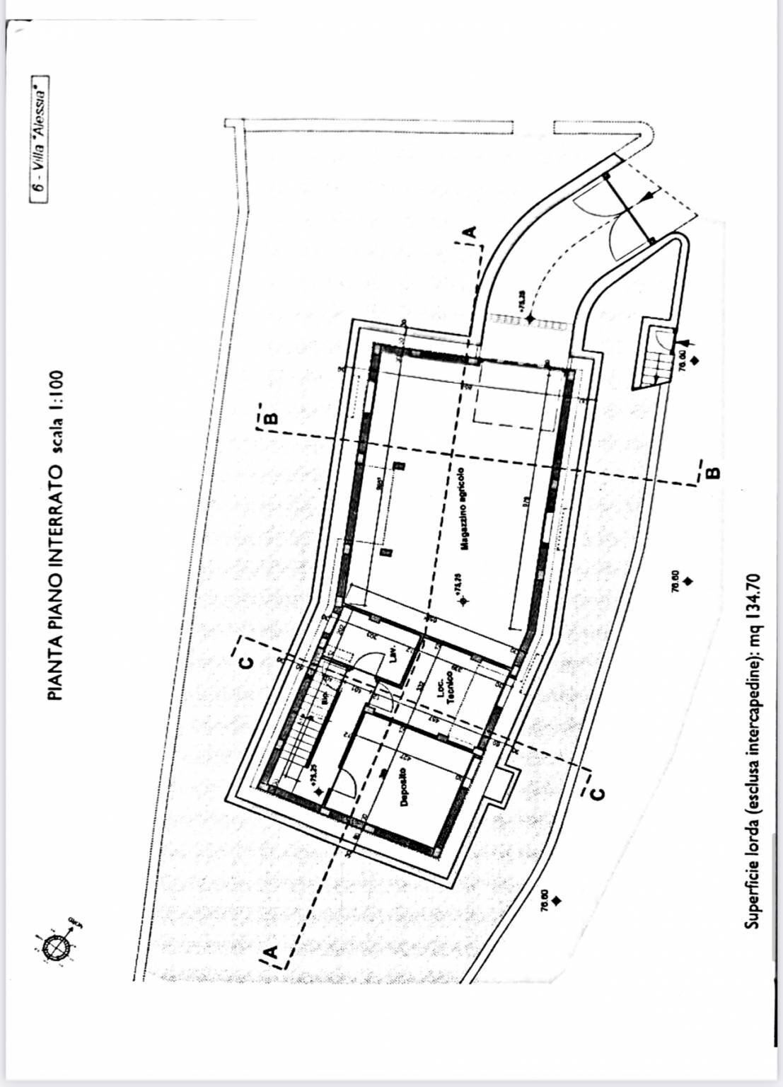 Villa via Labbe, 22/2, Imperia - floor plans 1