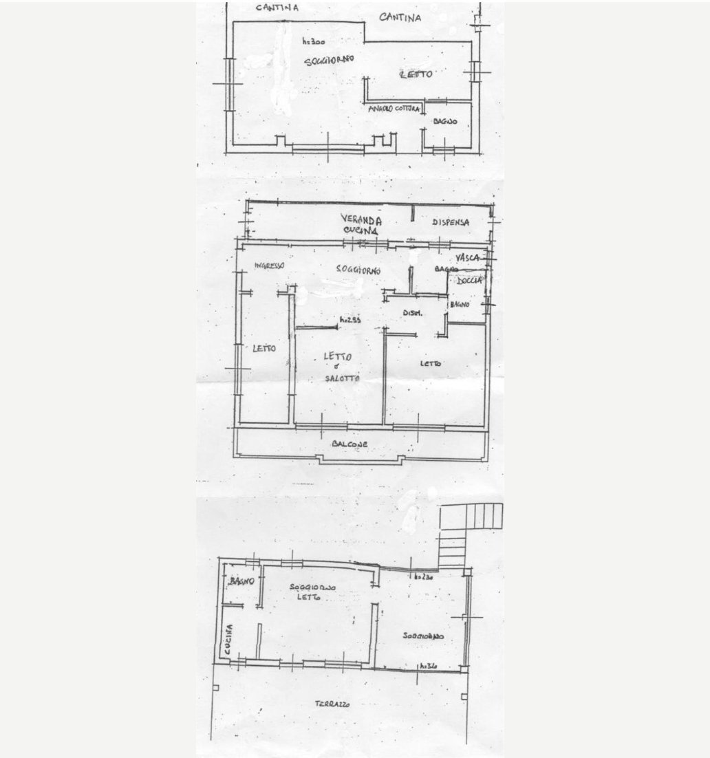 Villa via San Luigi, 24, Andora - floor plans 1