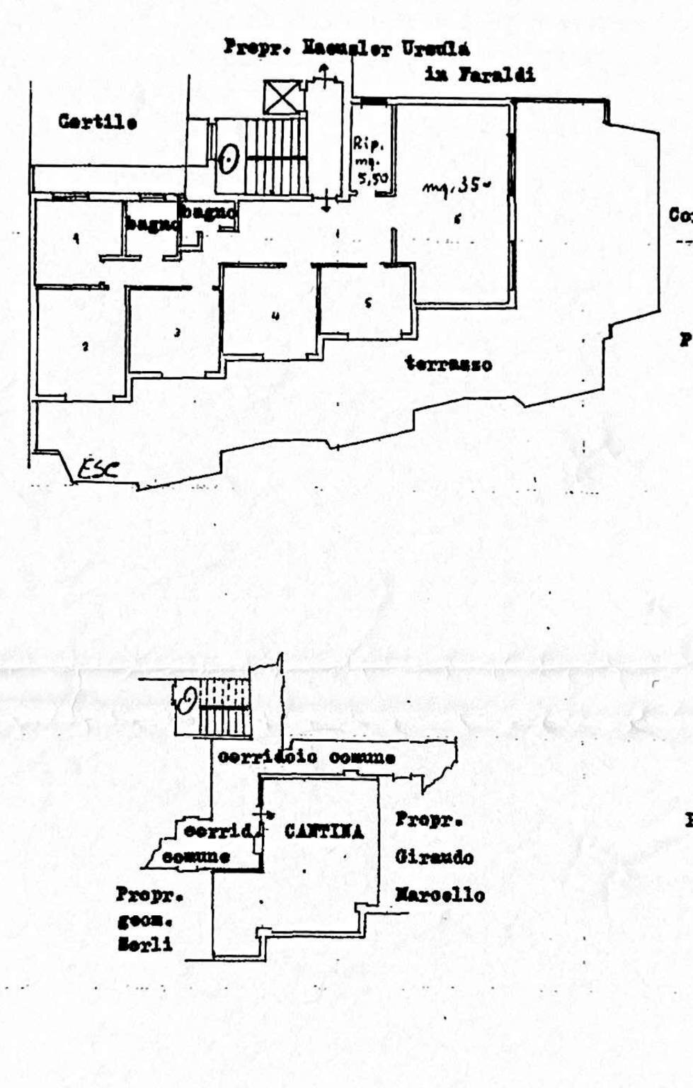 Attico via Alfonso La Marmora, 69, Sanremo - planimetria 1