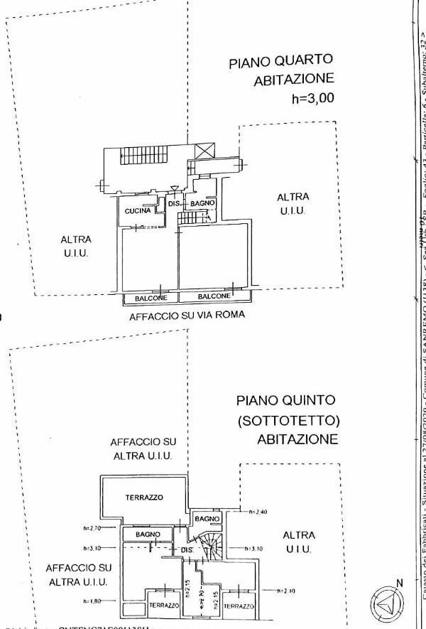 Villa strada Capo Nero, 62, Sanremo - planimetria 1