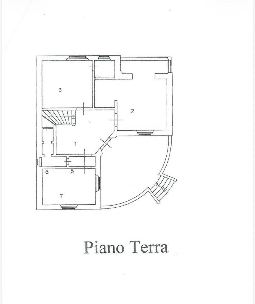Villa piazza dell'Unità d'Italia, 1, Livorno - planimetria 1
