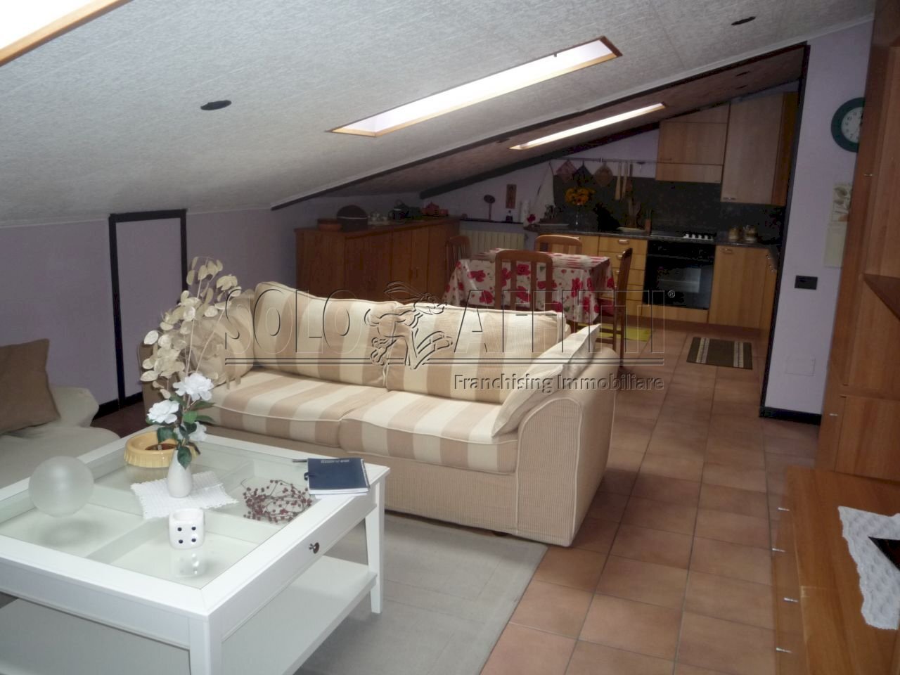 sala con angolo cottura - Trilocale via Papa Giovanni XXIII, Forlimpopoli - foto 1