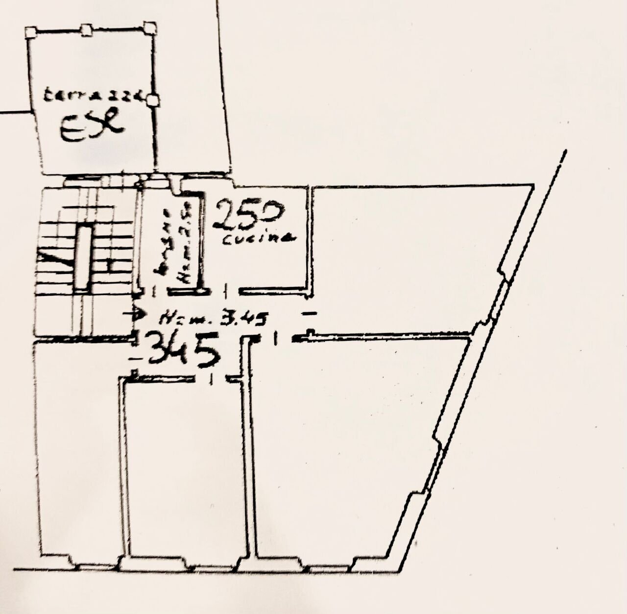 Planimetria.jpeg - Appartamento Piazza Massimo D'Azeglio, Firenze - planimetria 1
