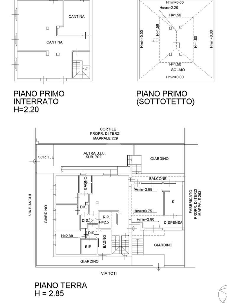 Villa via enrico toti, Settimo Milanese - planimetria 1