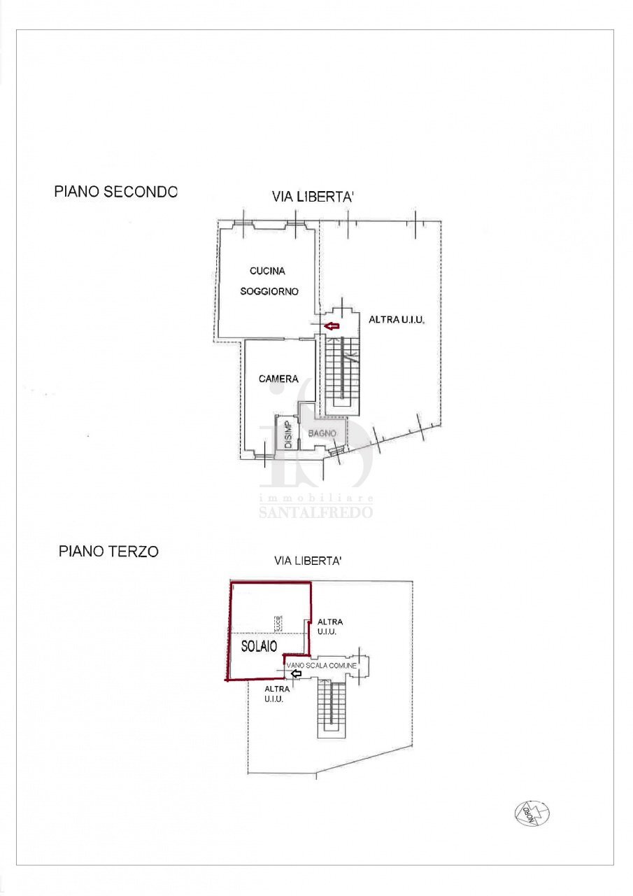 Monolocale VIA SANTA MARTA, 2, Concorezzo - planimetria 1