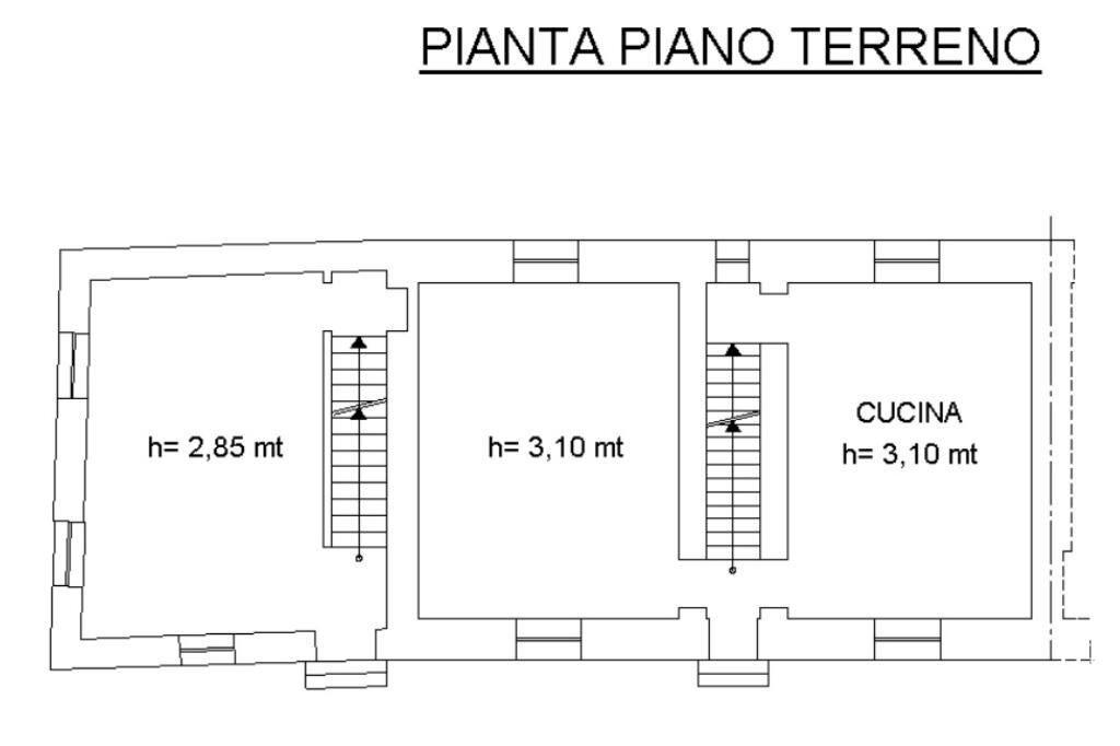 Casa indipendente Regione Pedaggio Sottano, Centallo - planimetria 1
