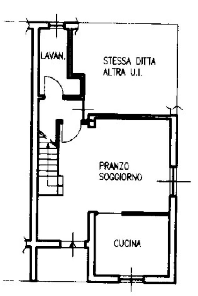 Villa a Schiera Via Secchia, Rubiera - planimetria 1