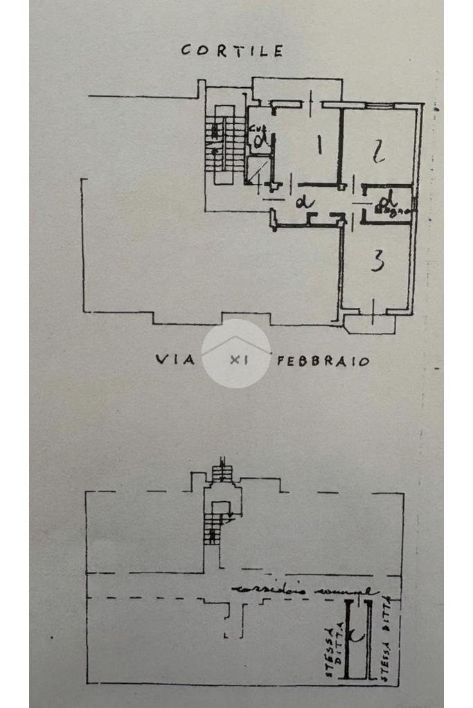 Trilocale Via XI Febbraio, Collegno - planimetria 1