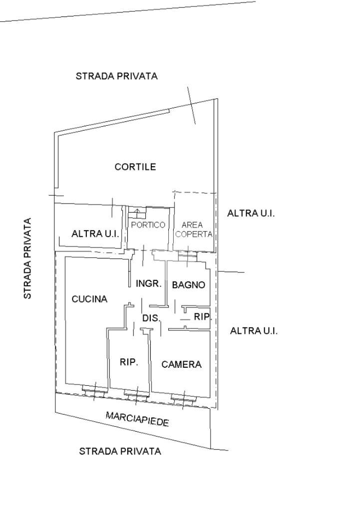 Casa semi indipendente Frazione colletto, Viù - planimetria 1