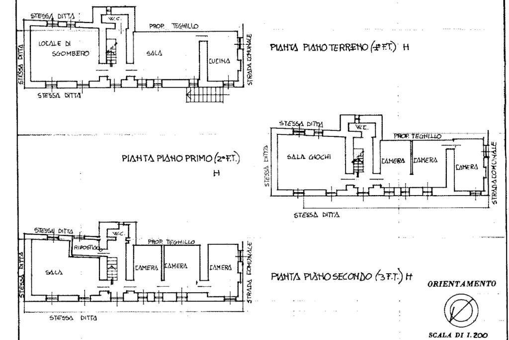 Villa Frazione Oldri, Viù - planimetria 1