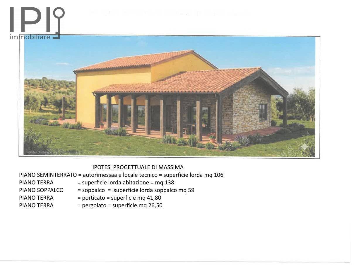 disegno di progetto - Rustic villeto, Visone - photo 3