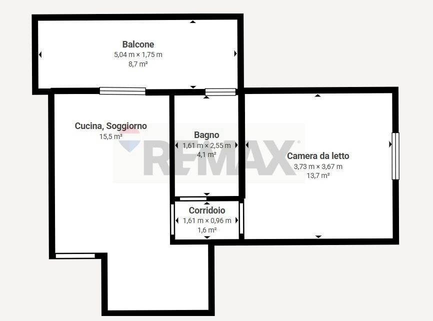 Pianta 2D - Appartamento vicolo cesare battisti
 
12, Truccazzano - planimetria 1