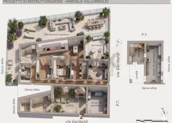 Pianta 3D - Casa indipendente Via Giuseppe Garibaldi
 
91, Calatabiano - foto 20