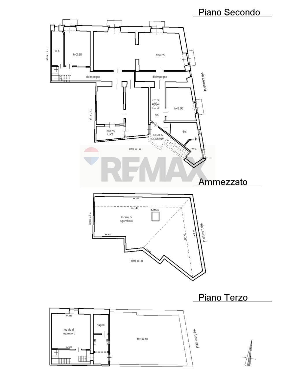 Pianta 2D - Appartamento Via Leonardi
 
21, Catania - planimetria 1