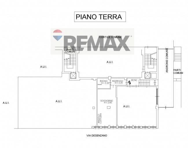 Pianta 2D - Monolocale via Desenzano
 
14, Milano - planimetria 1